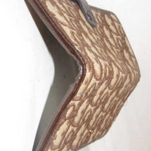 Dior Brown 'Trotter' Print Canvas Mirror Comb Case - Picture 8 of 12